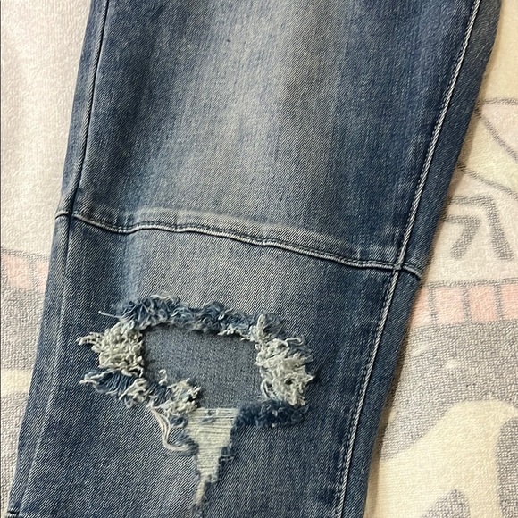 Saint Morta Doomsday Distressed Joggers Vintage Blue - Picture 6 of 15